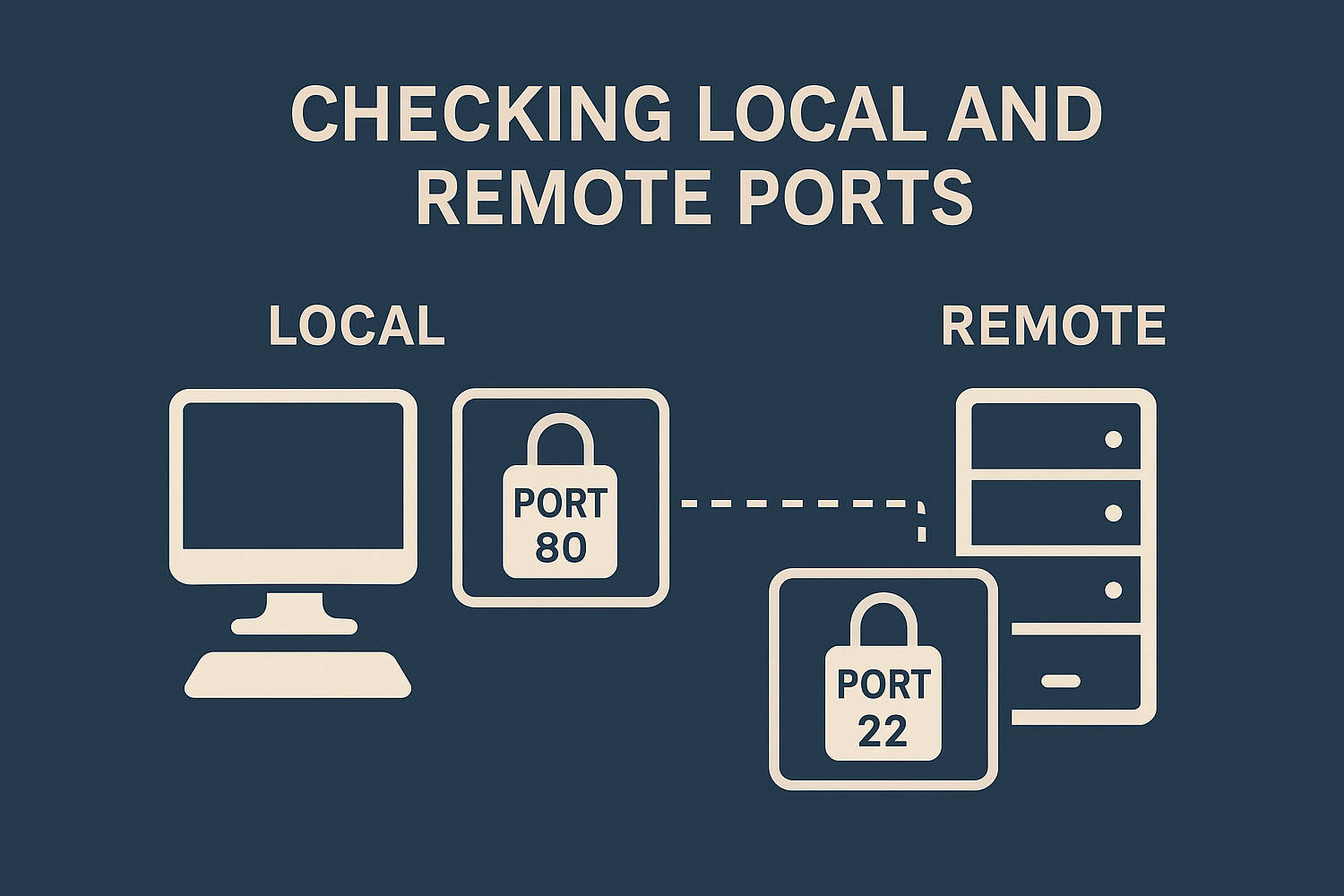 Check port in Windows and Linux